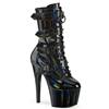 Pleaser - ADORE1046 Plateau Laarzen, Paaldans schoenen - Zwart Product image